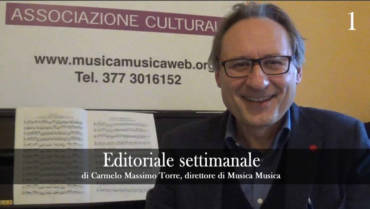 Editoriale Settimana 1